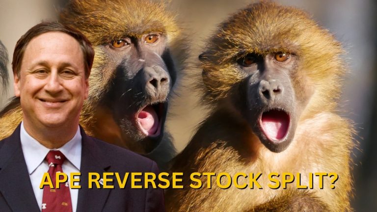 Adam Aron announces possible reverse stock split APE AMC